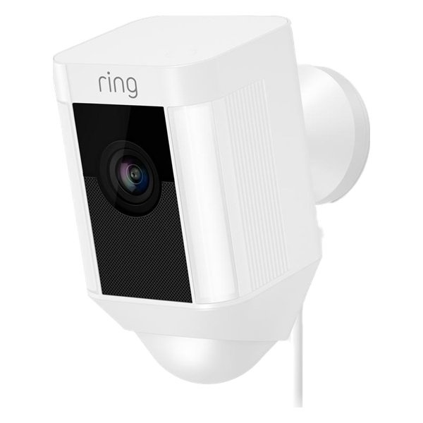 Ring kablet HD netværksovervågningskamera, hvid