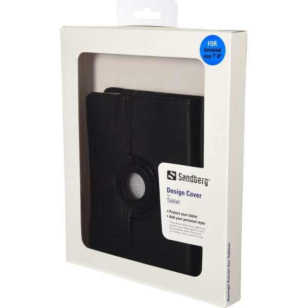 Sandberg 7-8" universelt rotating case, sort