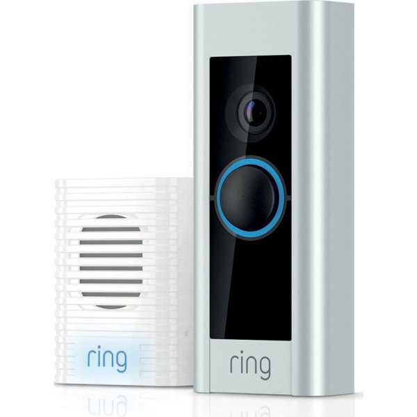 Ring kamera Doorbell Pro inkl. chime+strømadapter