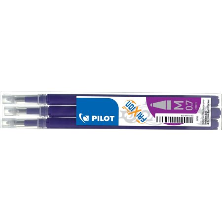Refill til Pilot Frixion Clicker, violet, 3 stk.