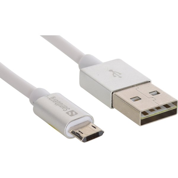 Sandberg reversible MicroUSB (1m)