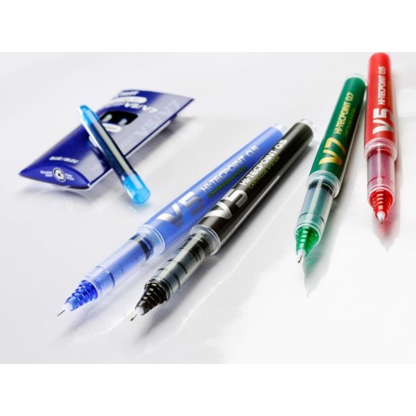 Pilot BegreenHi-tecpoint V5 rollerpen, 0,3mm, sort
