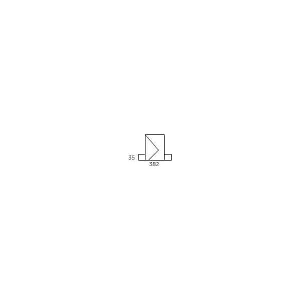 Allux PC2 Systempostkasse, sort stål, front
