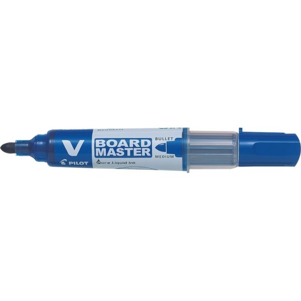Pilot Begreen V-Board marker, rund spids, blå