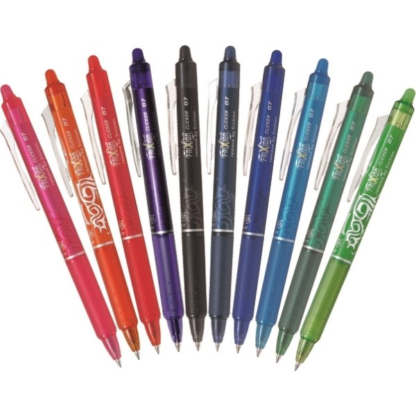 Pilot Frixion Clicker kuglepen, 0,7 mm, blå