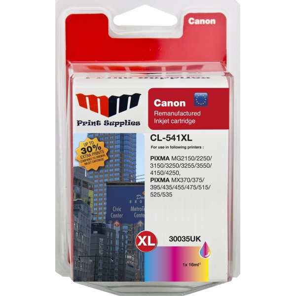 MM CL-541XL kompatibel Canon blækpatron, 3-pak