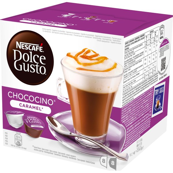 Dolce Gusto Chococino Caramel Kakaokapsler, 16 stk
