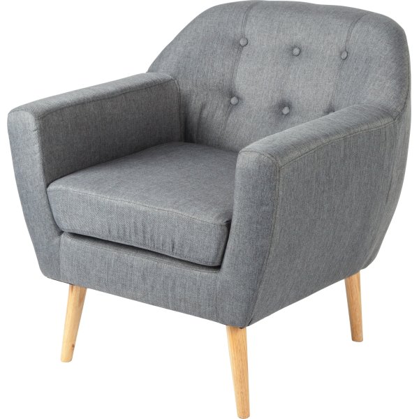 Silas sofastol, grå