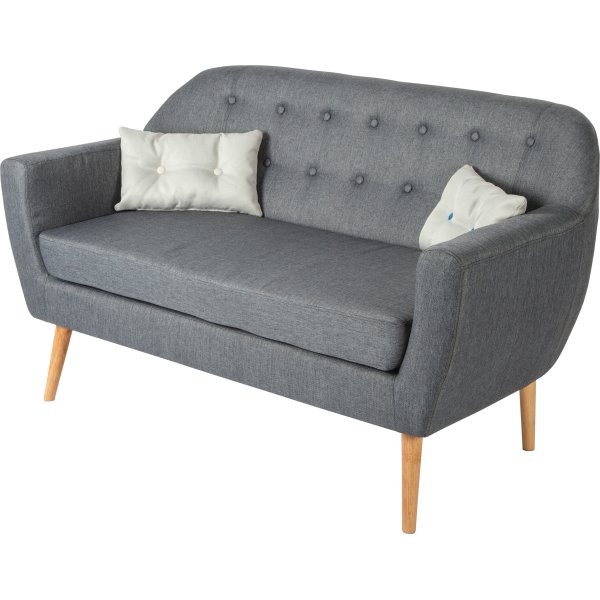 Silas 2 pers. sofa, grå