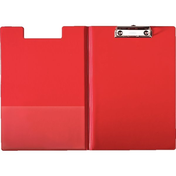 Esselte clipboard med forside A4, rød