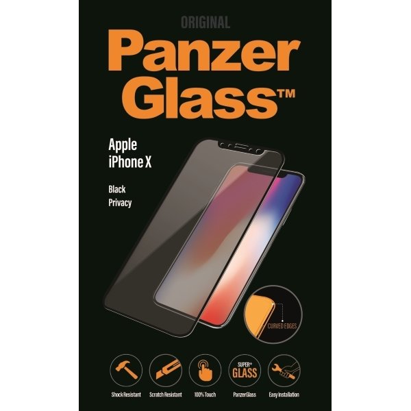 PanzerGlass PREMIUM iPhone X Privacy, Sort