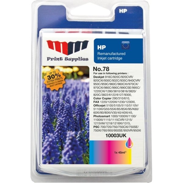 MM 78/C6578AE kompatible HP blækpatroner, 3-pak