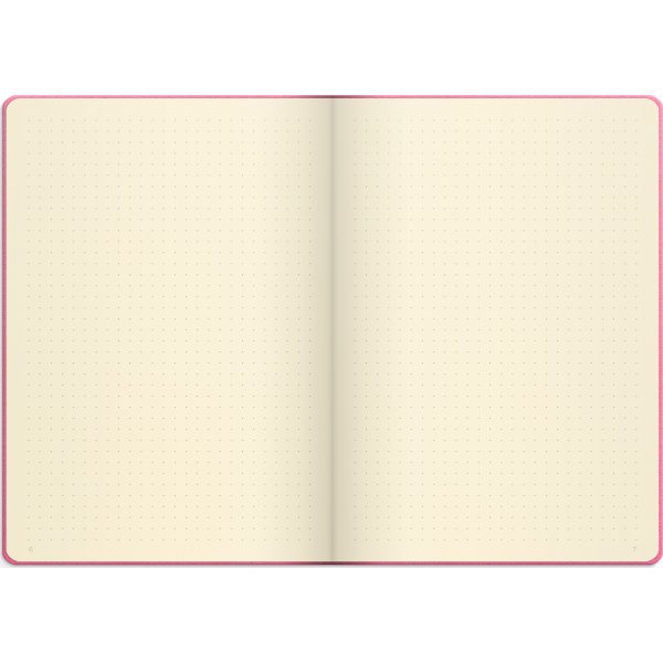 Mayland DotNotes Notesbog A5, pink