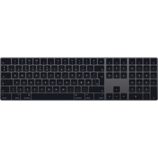 Apple Magic numerisk keyboard, Dansk - Space Grey
