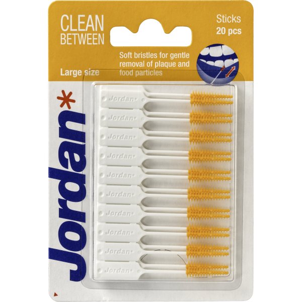 Jordan Clean Between Stick Large, 20 stk