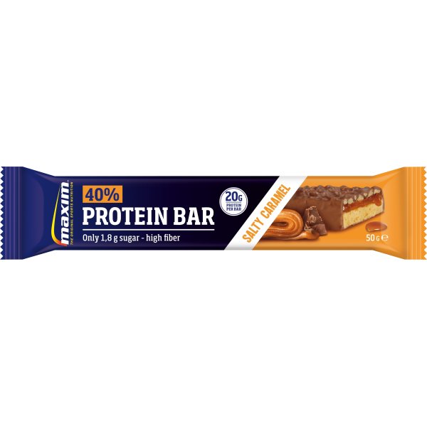 Maxim 40% proteinbar Salty Caramel, 50 g