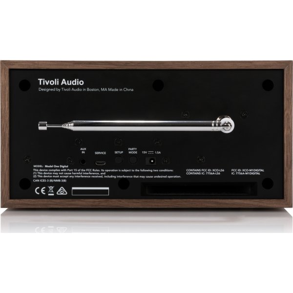 Tivoli Audio One Digital DAB+radio, valnød/grå