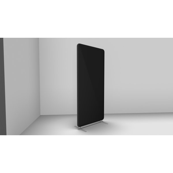 Abstracta softline skærmvæg Mørk grå B100xH136 cm