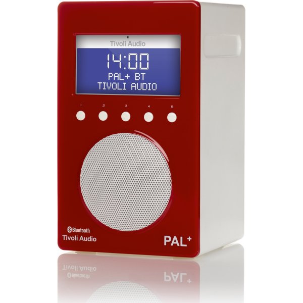 Tivoli Audio Pal+ DAB+/FM/BT radio, glossy red