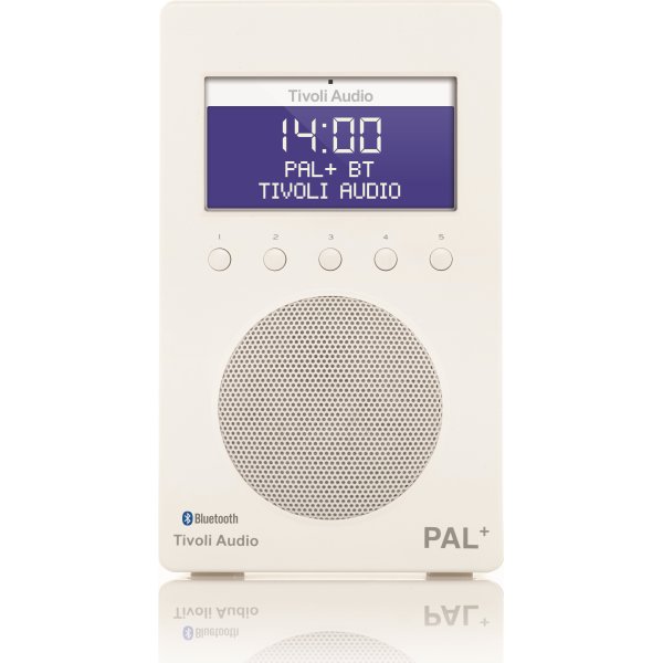 Tivoli Audio Pal+ DAB+/FM/BT radio, glossy white