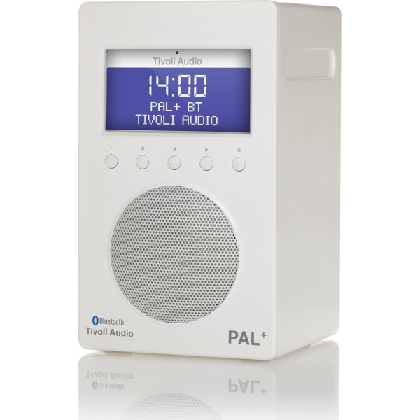 Tivoli Audio Pal+ DAB+/FM/BT radio, glossy white