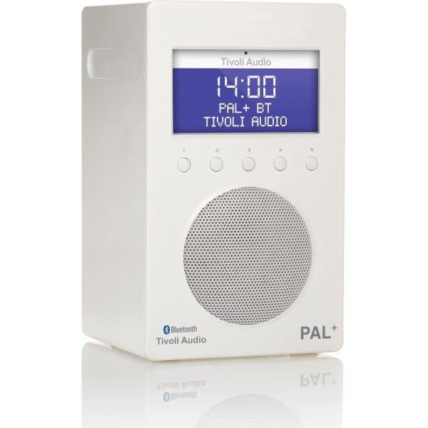Tivoli Audio Pal+ DAB+/FM/BT radio, glossy white