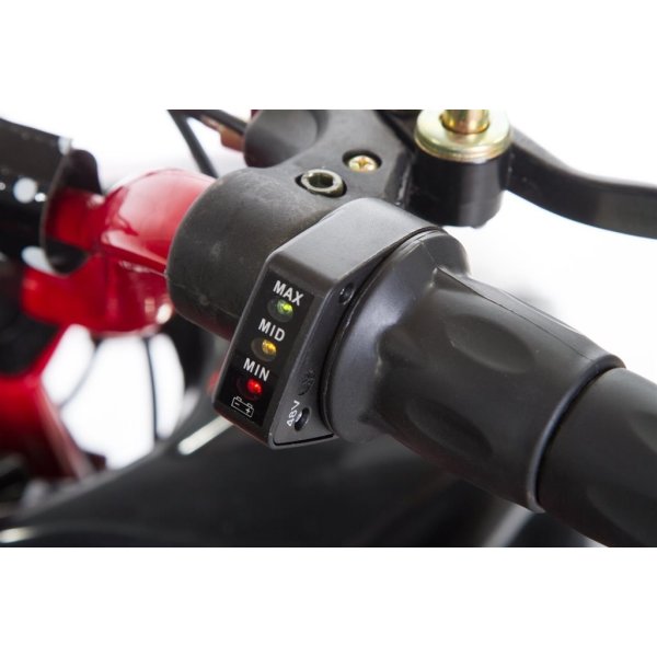 Azeno Panther Premium 1000W ATV, 48V, rød/sort