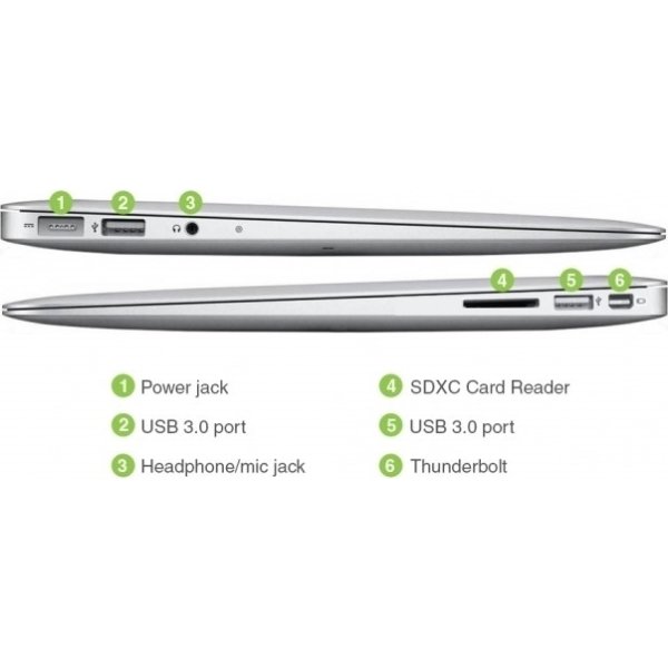 Brugt Apple Macbook Air 13,3"Refurb 256GB sølv (B)