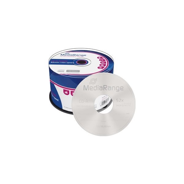MediaRange CD-R 700MB/80min 52x spindel, 50 stk