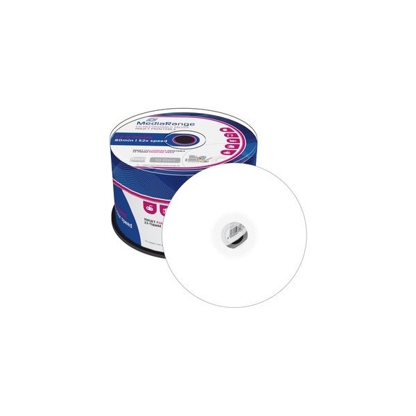 MediaRange CD-R 700MB/80min 52x printable, 50 stk