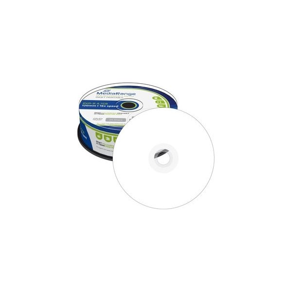 MediaRange DVD-R 16x 4.7GB printable, 25 stk