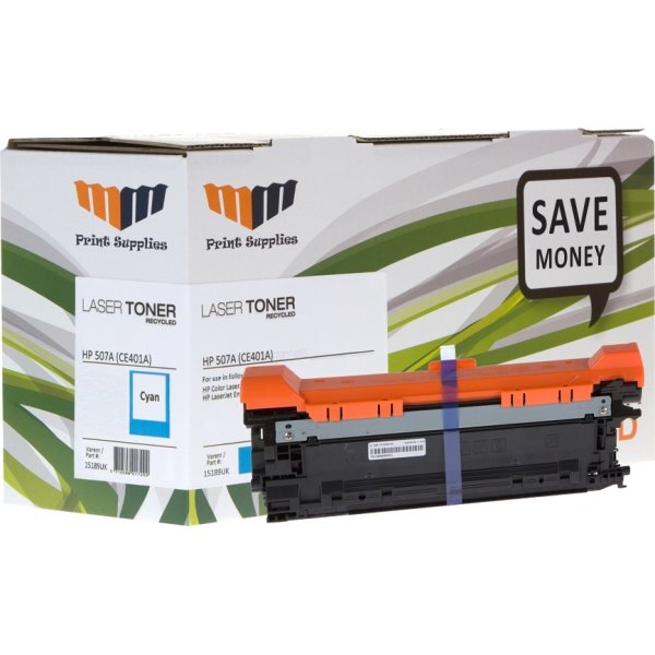 MM CE401A / 507A kompatibel HP lasertoner, blå