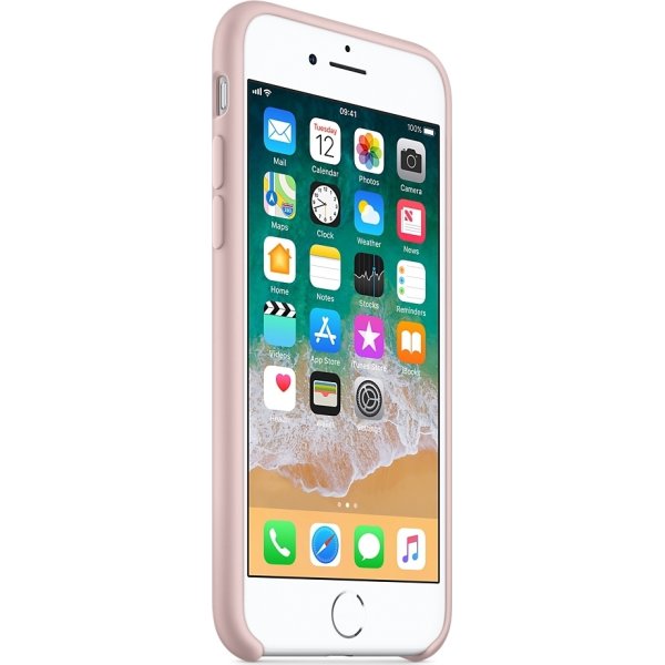 Apple iPhone 8/7 silikone cover, Pink Sand