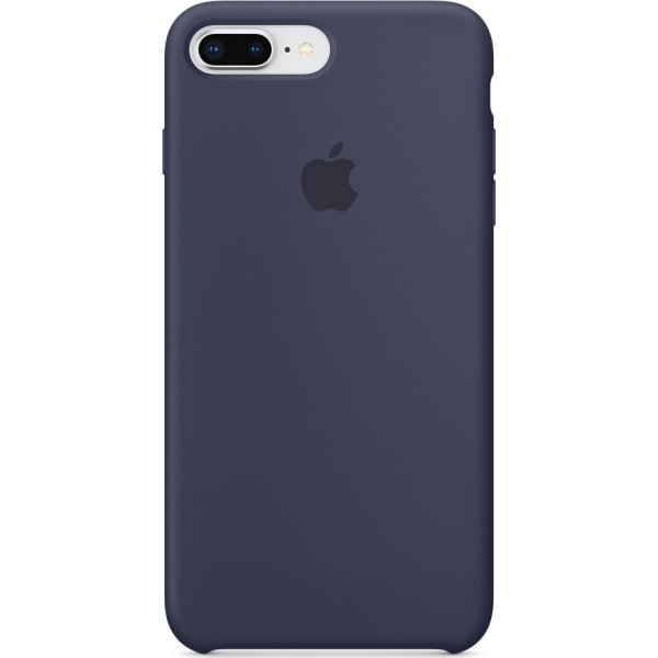 Apple iPhone 8/7 Plus silikone cover, midnatblå