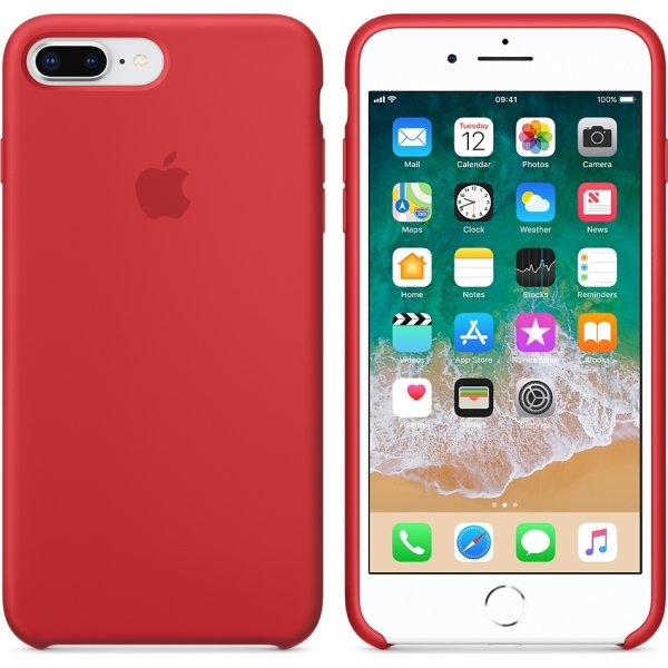 Apple iPhone 8/7 Plus silikone cover, (PRODUCT)RED