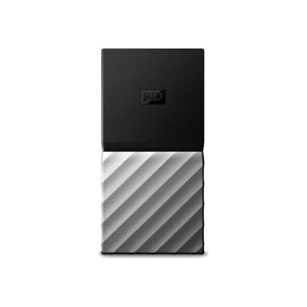 Western Digital ekstern SSD harddisk 256GB, 2.5"