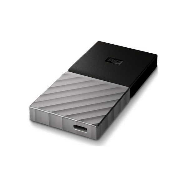 Western Digital ekstern SSD harddisk 256GB, 2.5"