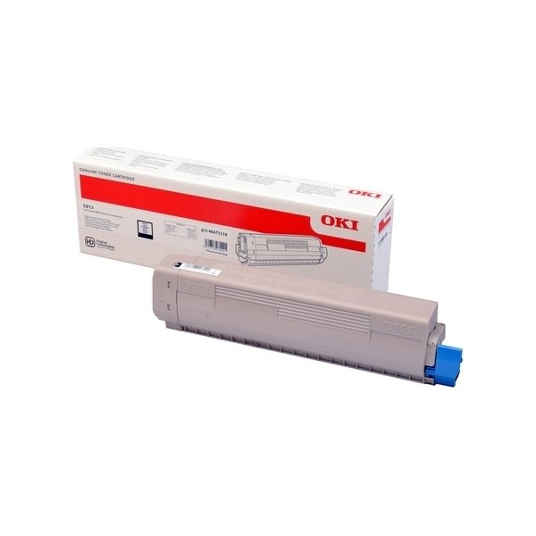 OKI 46471116 lasertoner, sort, 5000s