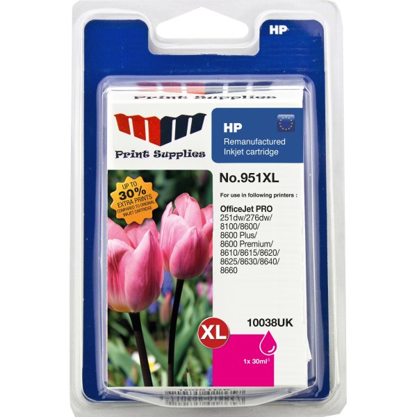 MM 951XL/CN047AE kompatibel HP blækpatron, rød