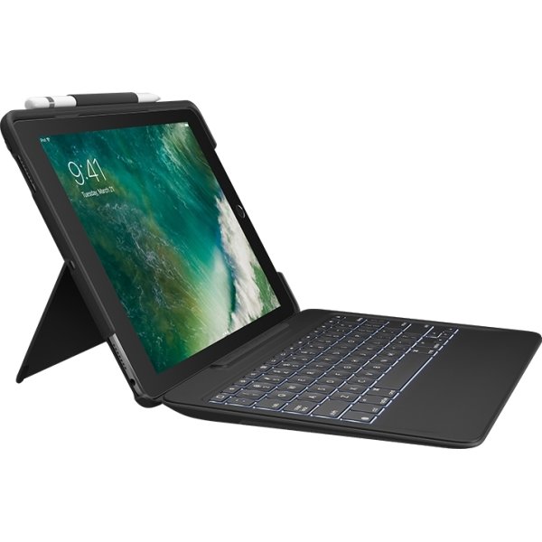 Logitech Slim Combo tablet cover m/nord. tastatur