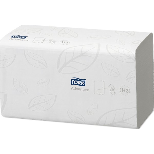 Tork H3 Advanced Håndklædeark, zig-zag fold, 15 pk