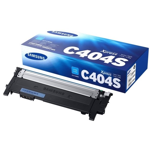 Samsung CLT-C404S Lasertoner, blå, 1000s