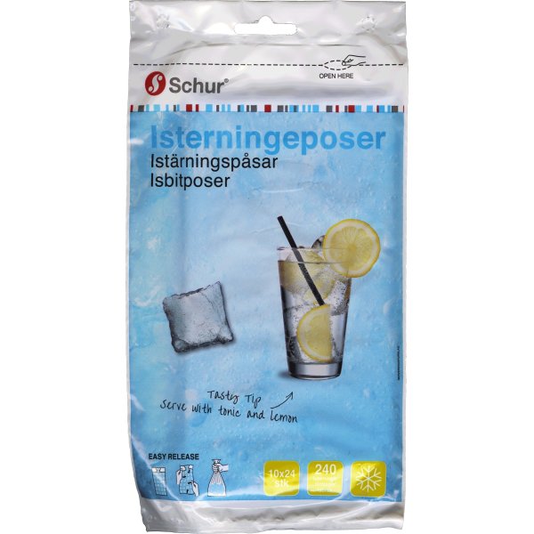 Isterningepose, 375 ml, 10 stk/rl.
