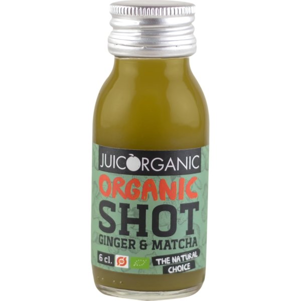 JuiceOrganic Ginger & Matcha shot, 6 cl.