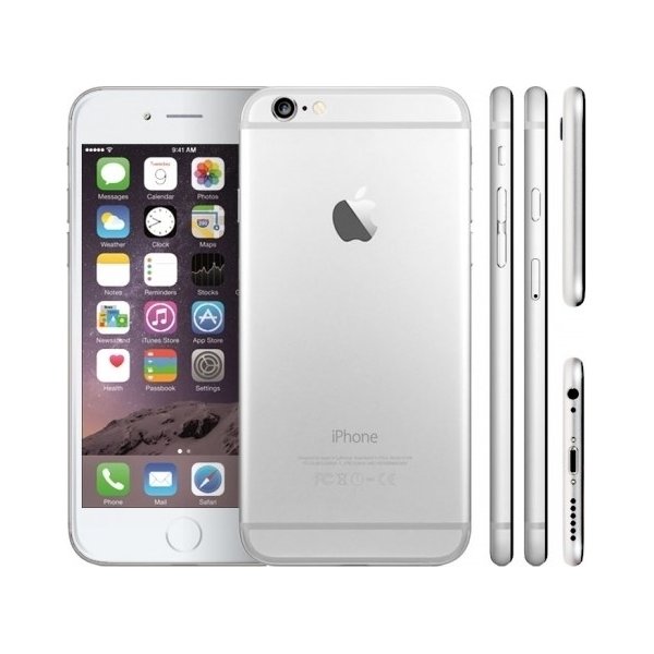 Brugt Apple iPhone 6 Plus, 16GB sølv (B)