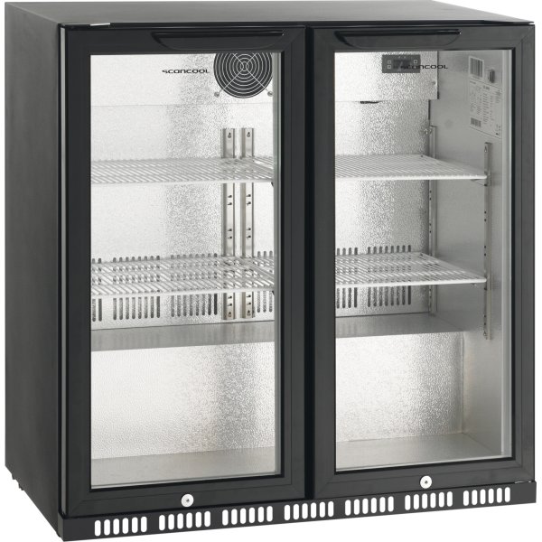 Scandomestic SC 209HD displaykøleskab, 185 liter