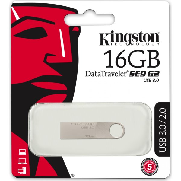 Kingston DataTraveler SE9 Gen. 2 USB 3.0 - 16 GB