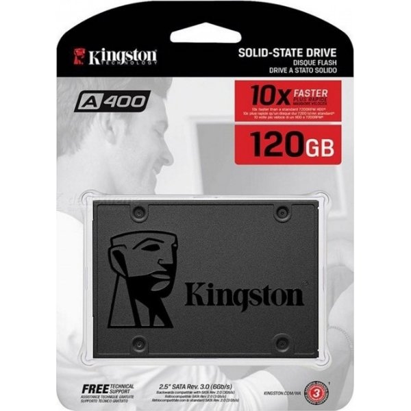 Kingston A400 ekstern harddisk SSD 2.5" - 120 GB