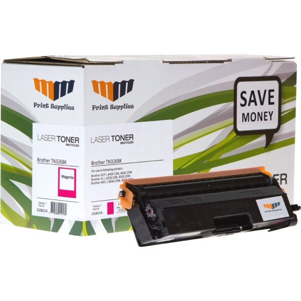 MM TN326M kompatibel lasertoner, rød, 3500s