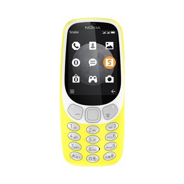 Nokia 3310 3G Mobiltelefon, gul